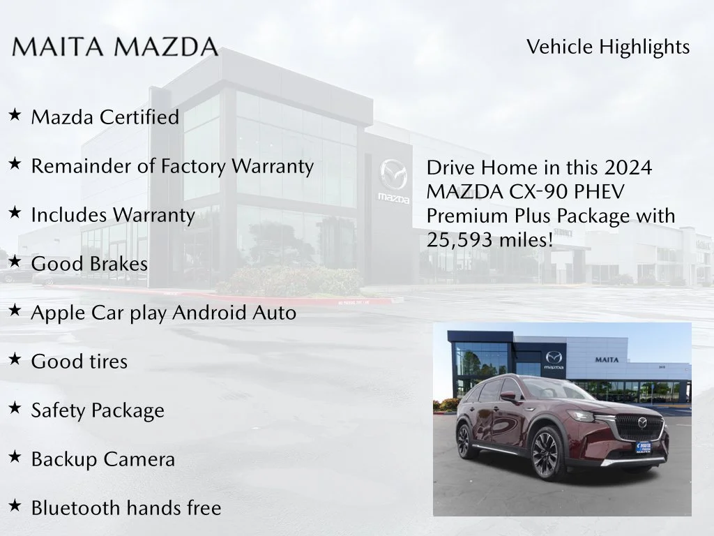 Certified Used 2024 Artisan Red Premium Mazda Premium Plus image 8