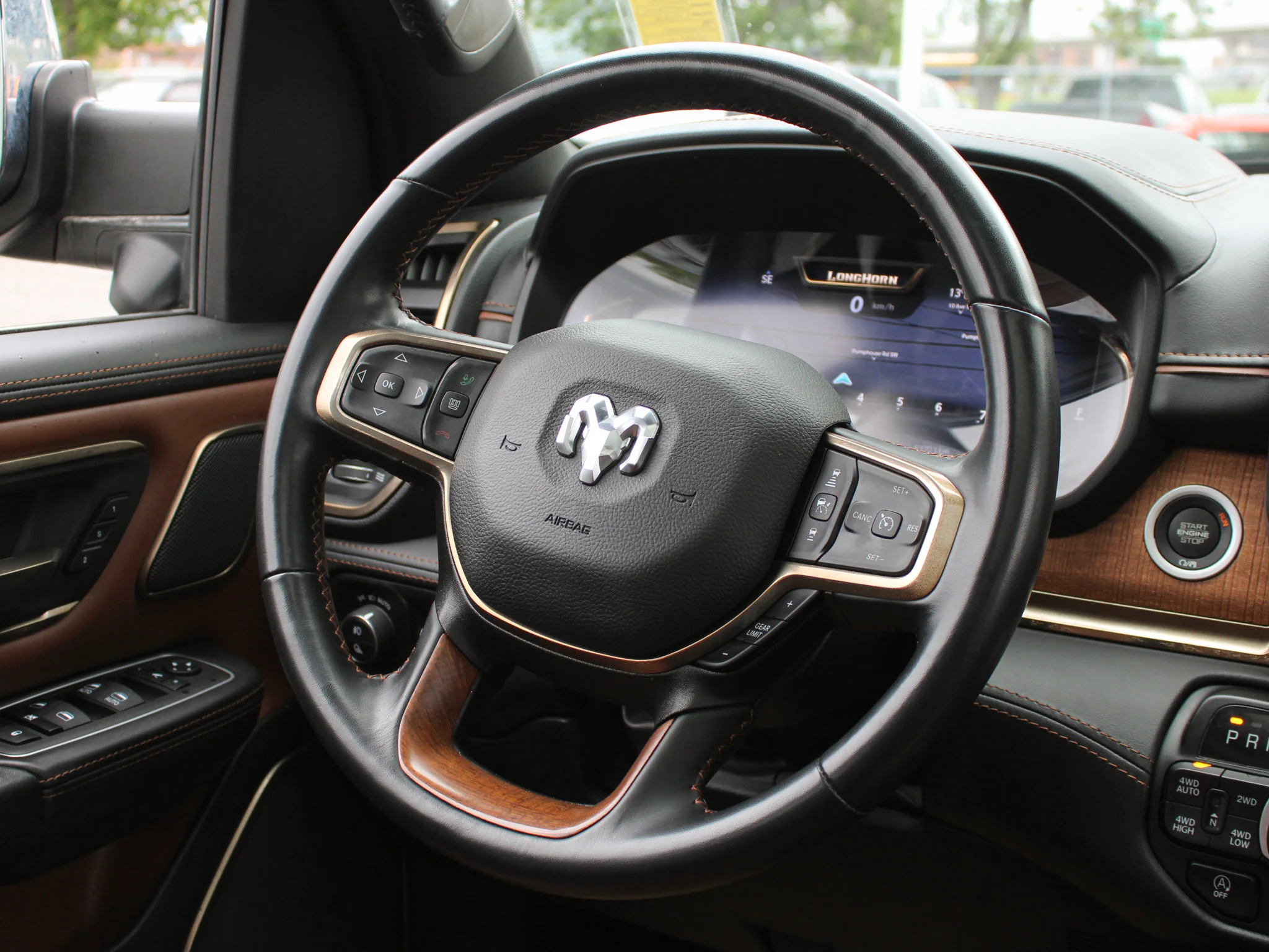 Certified Used 2023 Black RAM Limited Longhorn * No Accidents | HEMI V8 | Apple CarPlay | Trailer Tow | Adaptive Cruise | Sunroof image 6