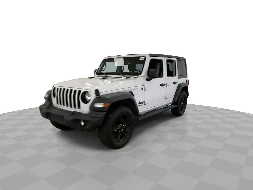 Used 2021 Bright White Clear Coat Jeep Willys image 5