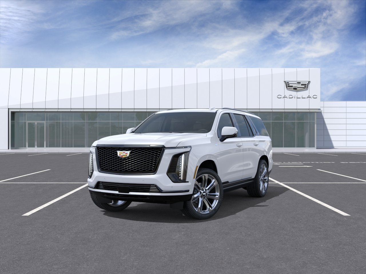New 2026 Vibrant White Tricoat Cadillac Sport image 8