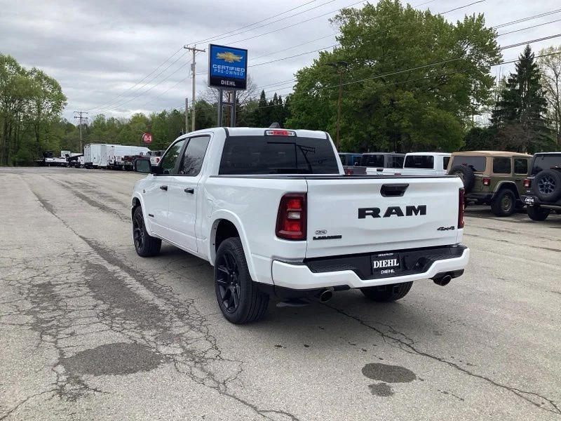 New 2026 Bright White Clear-Coat Exterior Paint RAM Laramie image 5