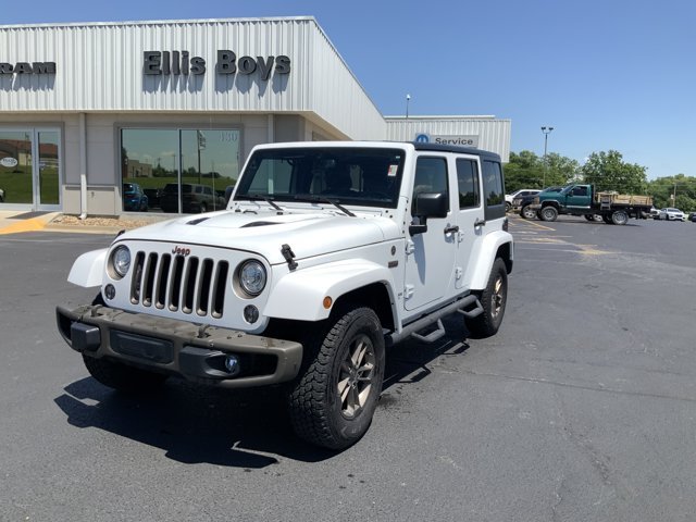 Used 2017 Bright White Clearcoat Jeep 75th Anniversary image 1
