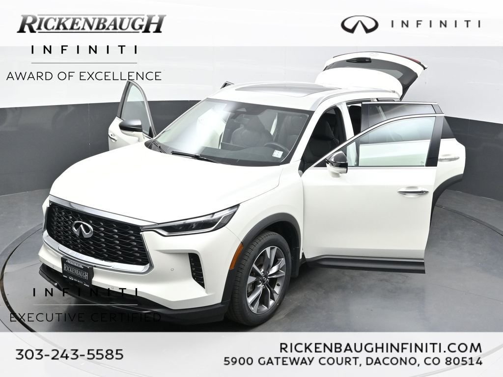 Certified Used 2023 White INFINITI LUXE image 47
