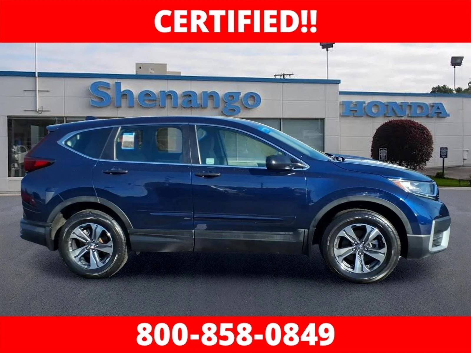 Certified Used 2020 Blue Honda LX image 2