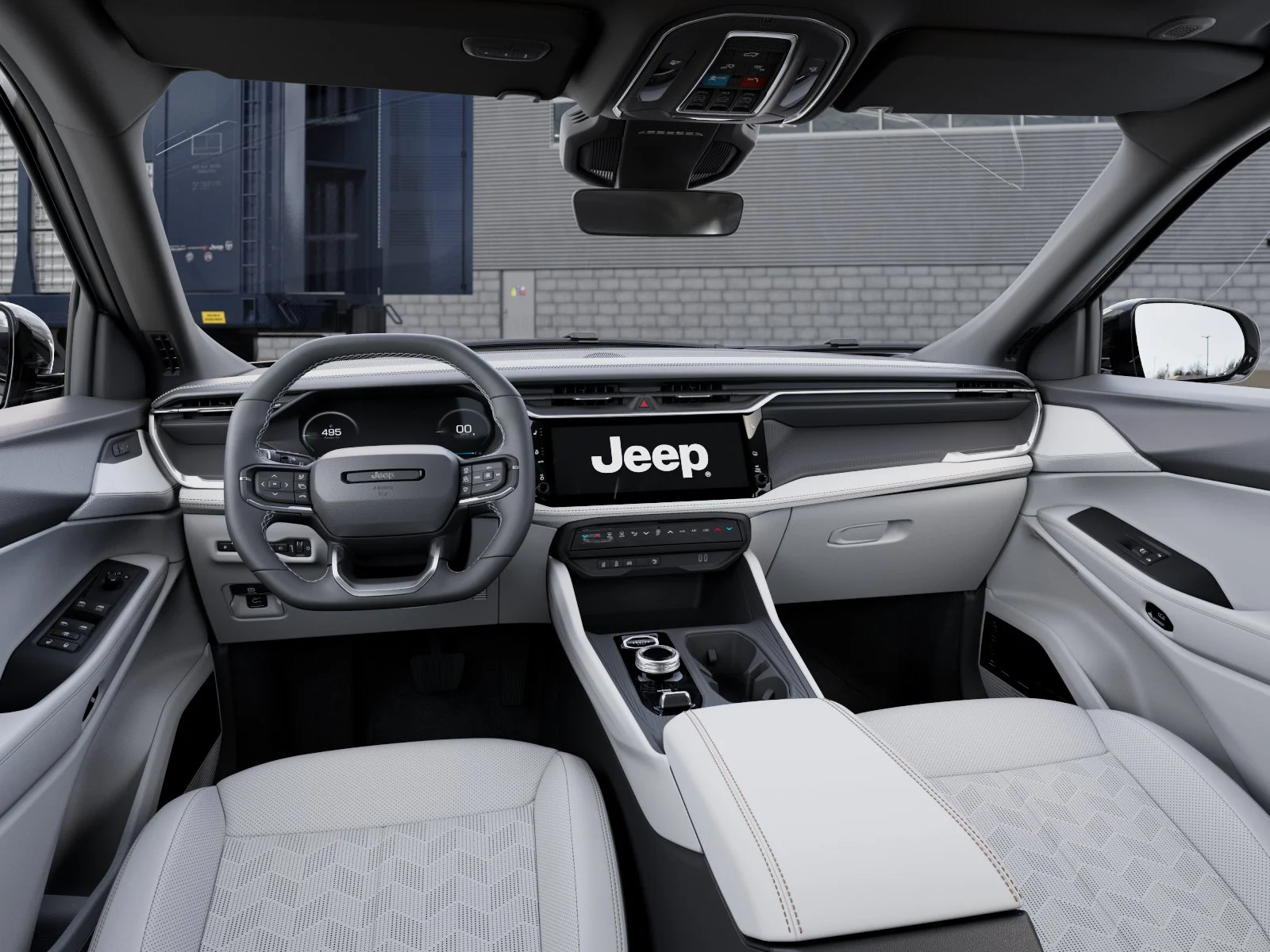 New 2026 Bright White Clear-Coat Exterior Paint Jeep Overland image 17