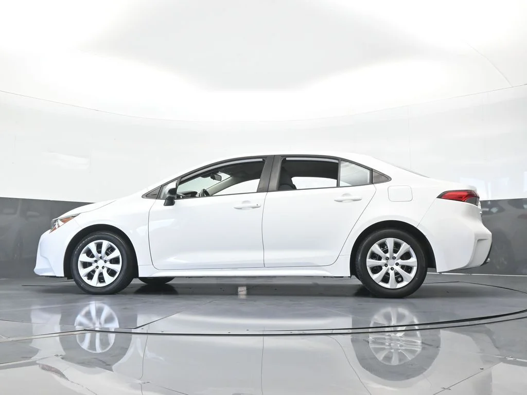 Used 2021 Super White Toyota LE image 46