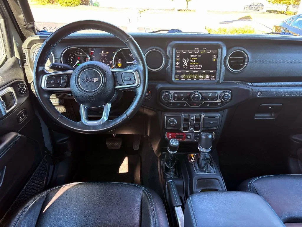 Used 2021 Gray Clearcoat Jeep Unlimited Rubicon 4xe image 11