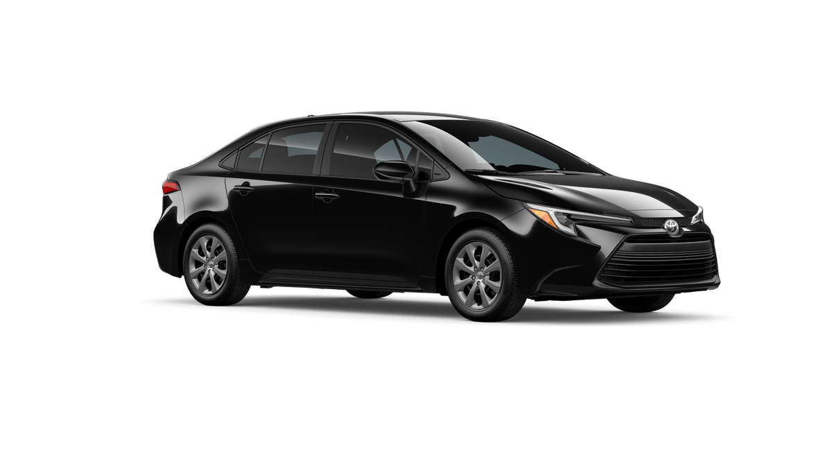 New 2026 Midnight Black Metallic Toyota Hybrid LE image 36