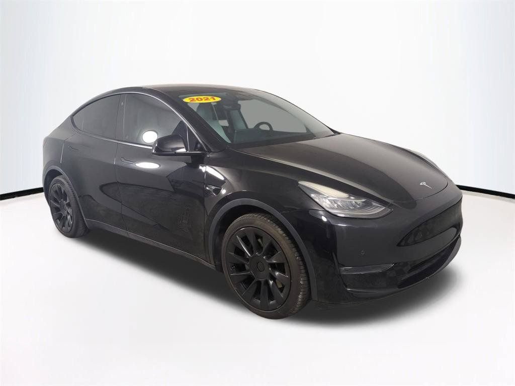 Used 2021 Tesla Model Y Long Range with VIN 5YJYGDEE8MF060917 for sale in Tampa, FL