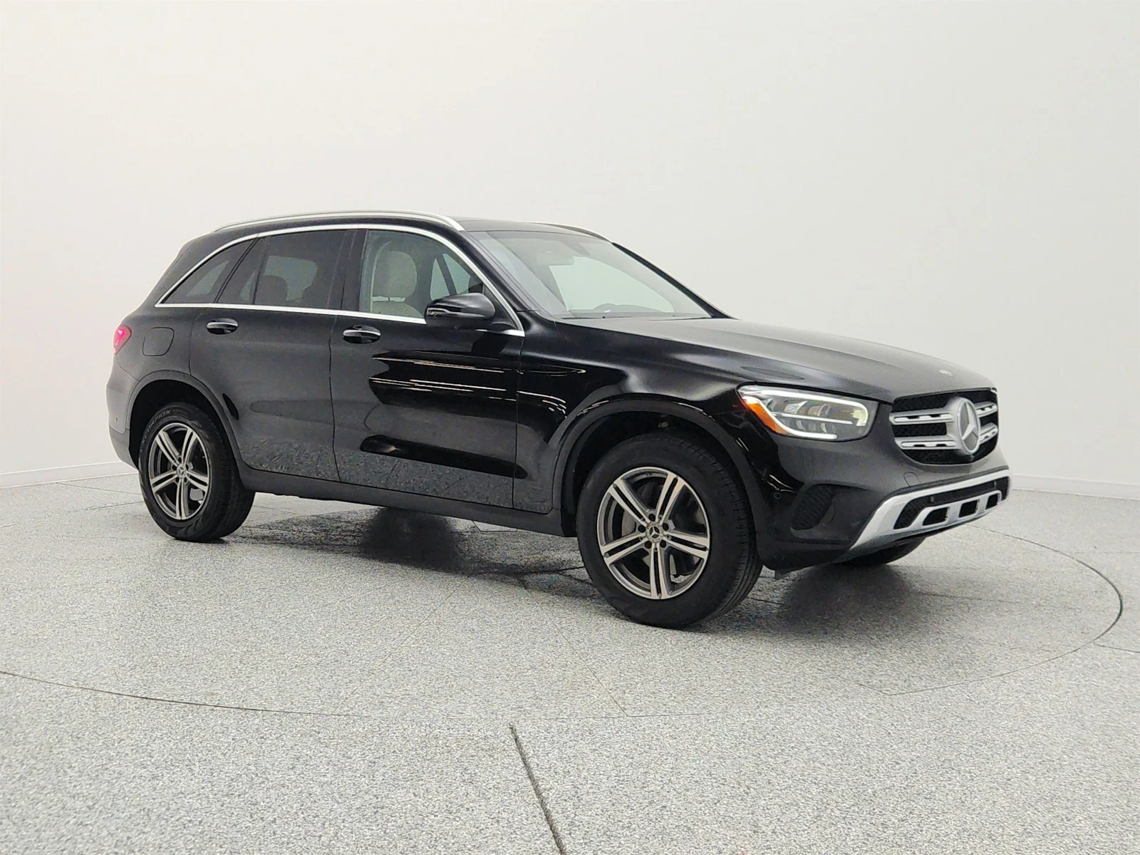 Used 2020 Black Mercedes-Benz GLC 300 4MATIC® SUV image 3