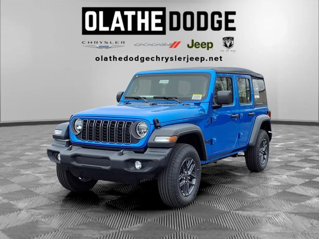 New 2026 Hydro Blue Pearl-Coat Exterior Paint Jeep Sport image 1
