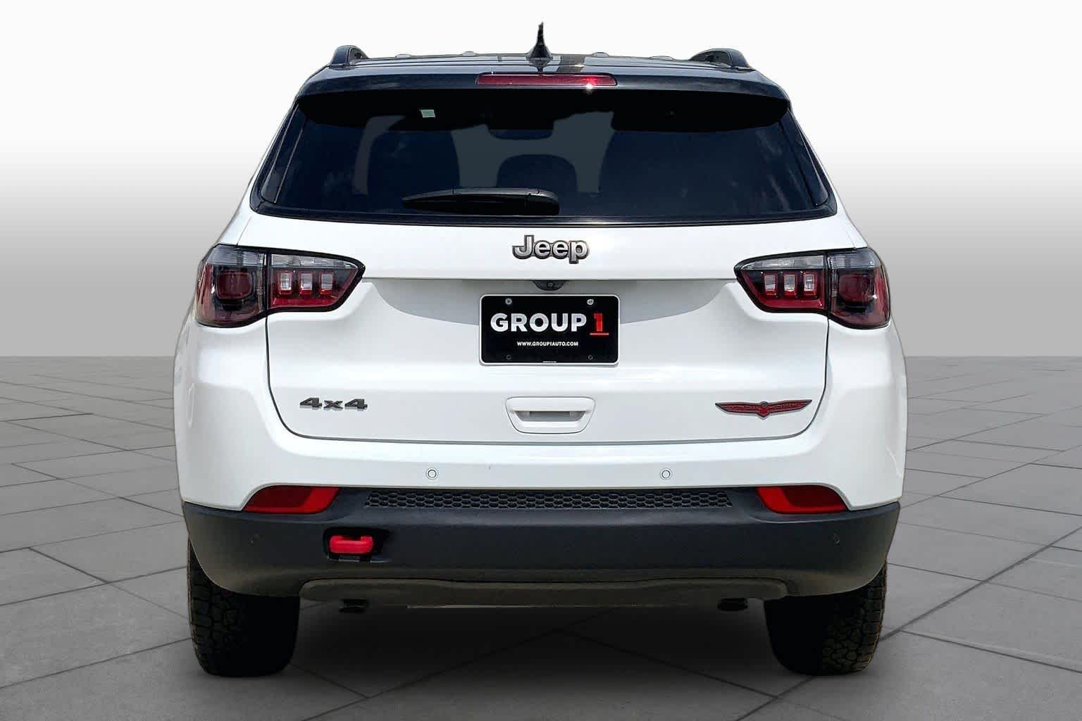 Used 2024 Bright White Clearcoat Jeep Trailhawk image 5