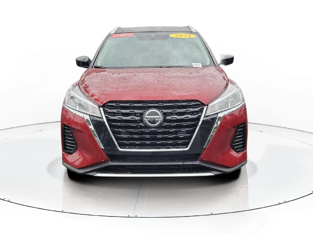 Certified Used 2021 Red Nissan SV image 3