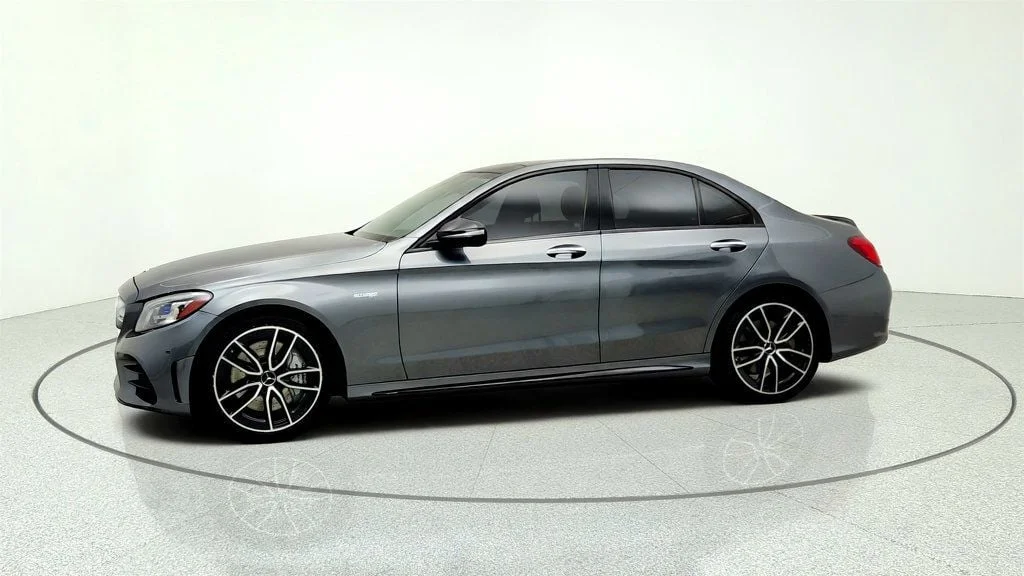 Used 2020 Selenite Grey Metallic Mercedes-Benz AMG® C 43 4MATIC Sedan w/ Perf. Exhaust, Pano Roof & Carbon Trim image 8