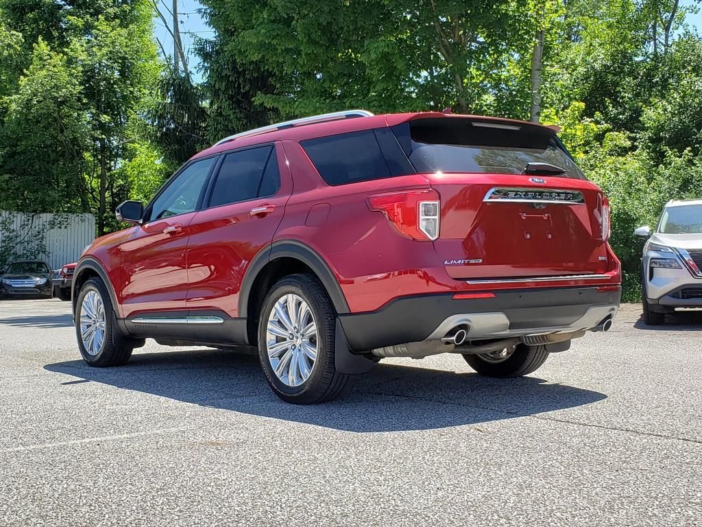 Used 2020 Red Metallic Ford Limited 4x4 Heated Leather Nav Moonroof 2.3 Ecoboo image 5