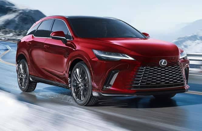Used 2023 Red Lexus 350 Luxury image 1