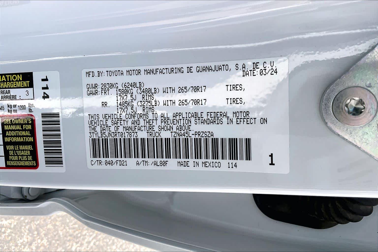 Used 2024 Ice Cap Toyota TRD Off Road image 33