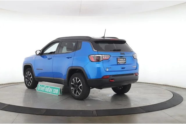 Used 2021 Blue Jeep Trailhawk image 8