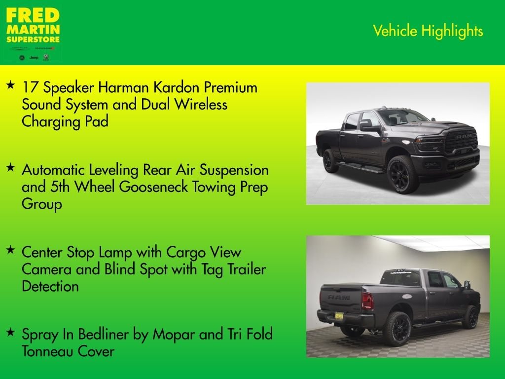 New 2026 Granite Crystal Metallic Clear-Coat Exterior Paint RAM Laramie image 15