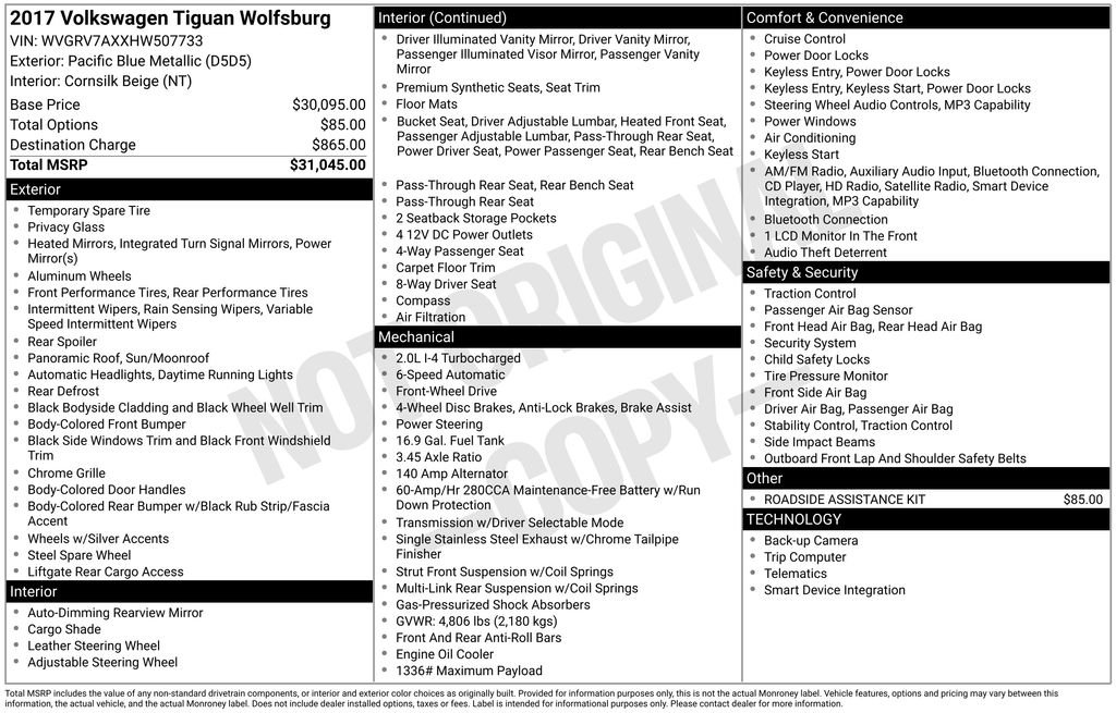 Used 2017 Pacific Blue Metallic Volkswagen  image 26