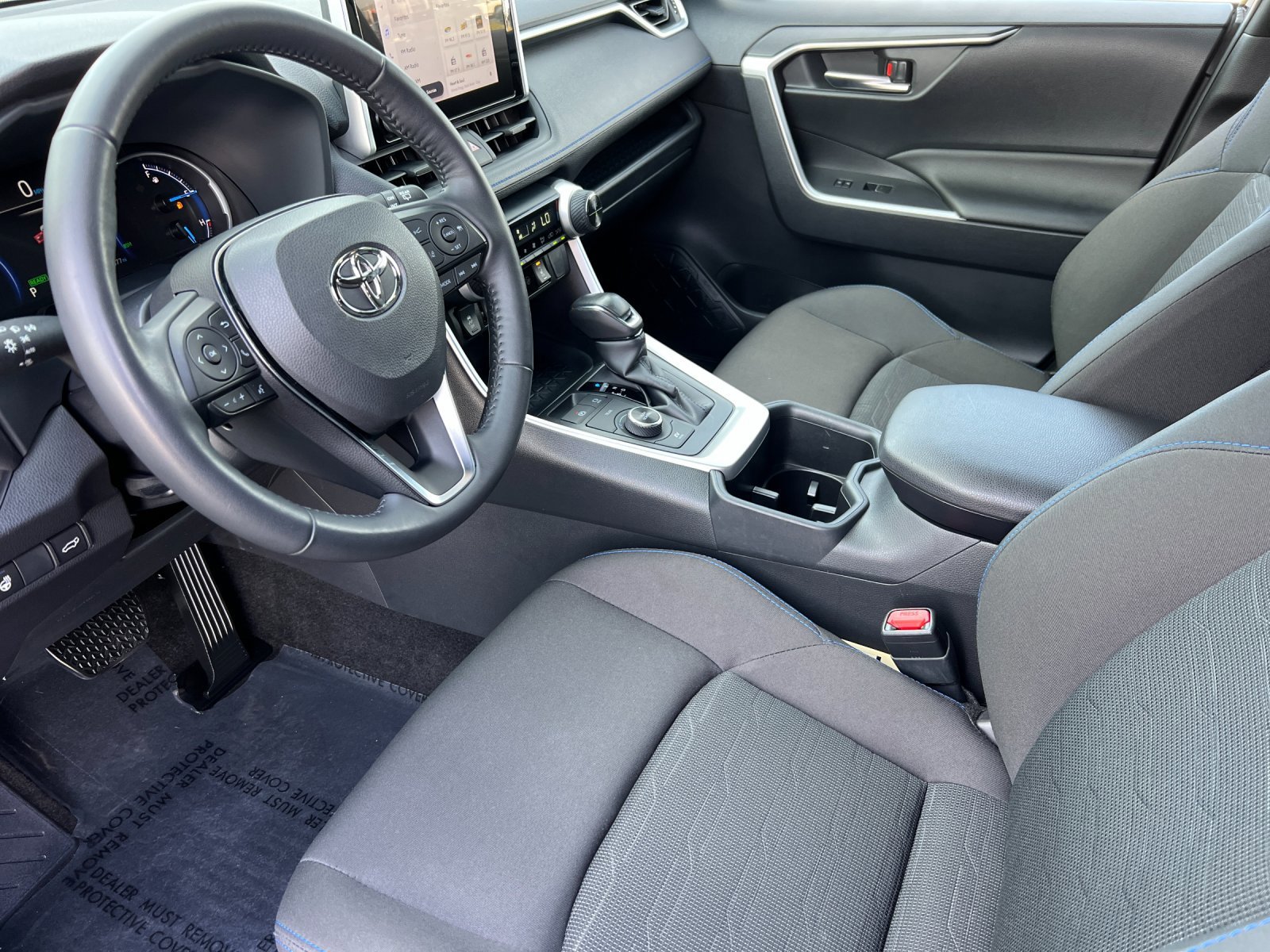 Used 2024 Midnight Black Metallic Toyota Hybrid SE image 9