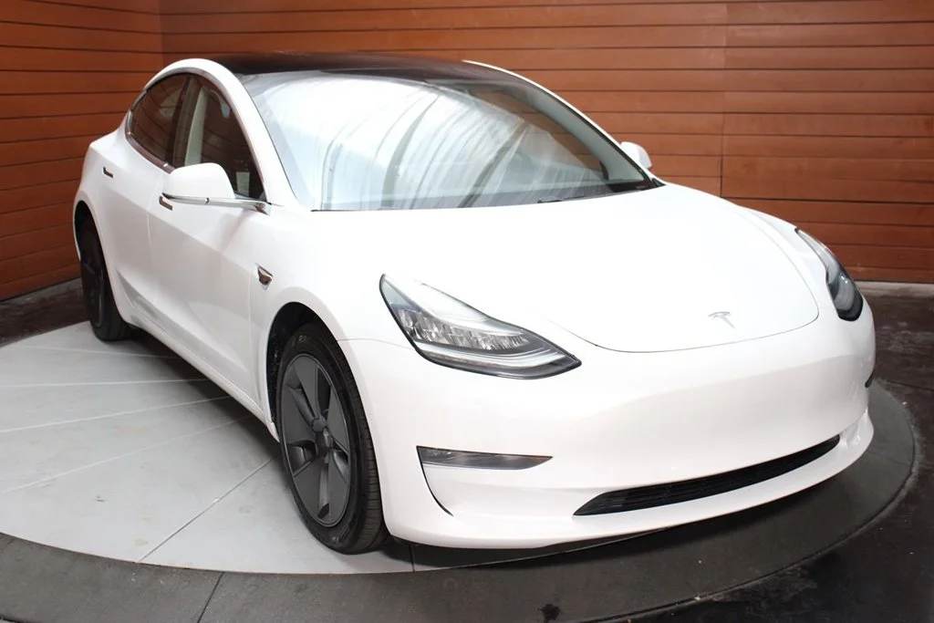 Used 2020 Pearl White Multi-Coat Tesla Long Range image 7