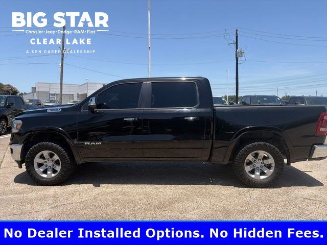Used 2022 Diamond Black Crystal Pearlcoat Ram Laramie image 1