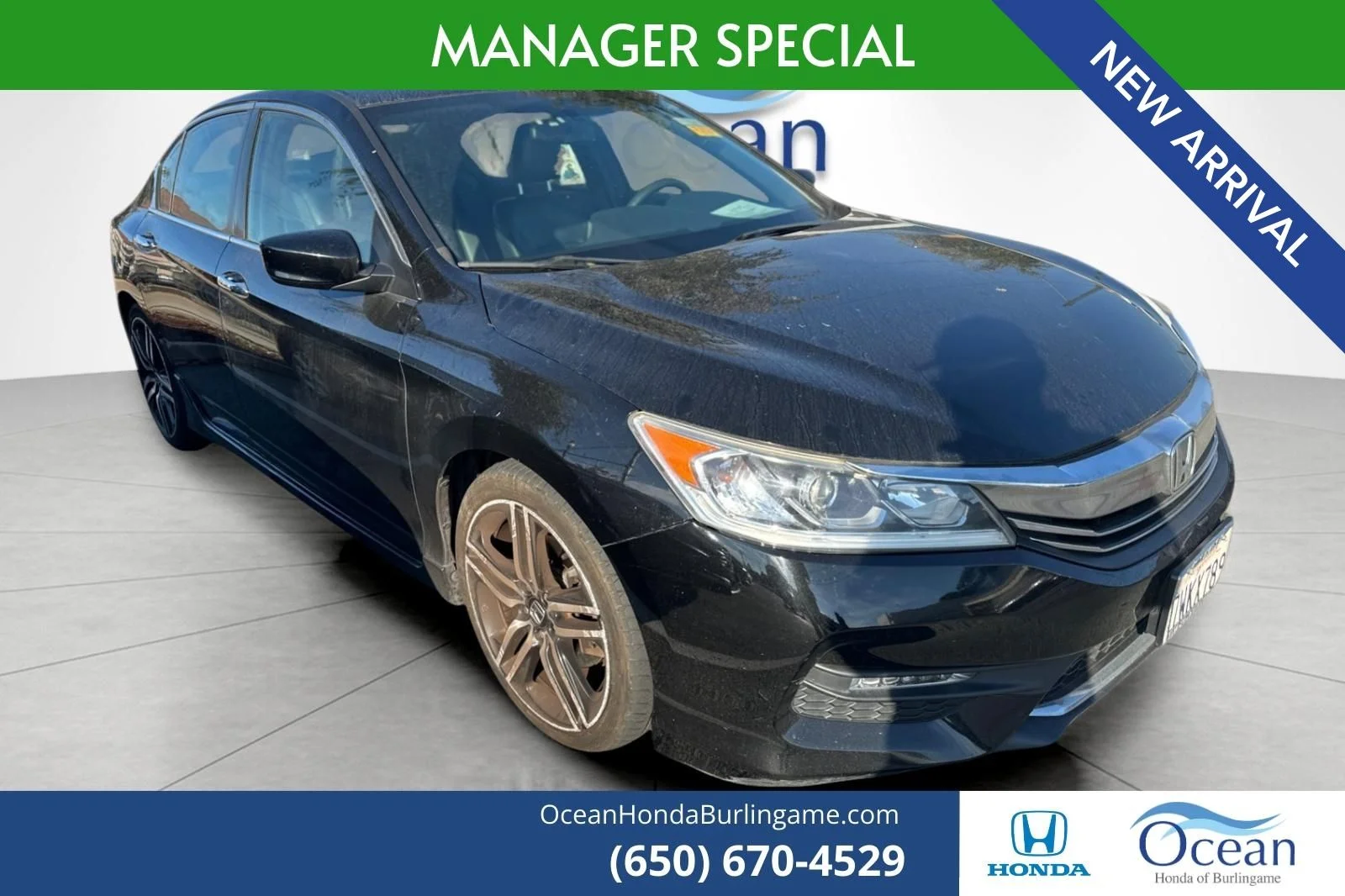 Used 2017 Black Honda Sport Special Edition image 1