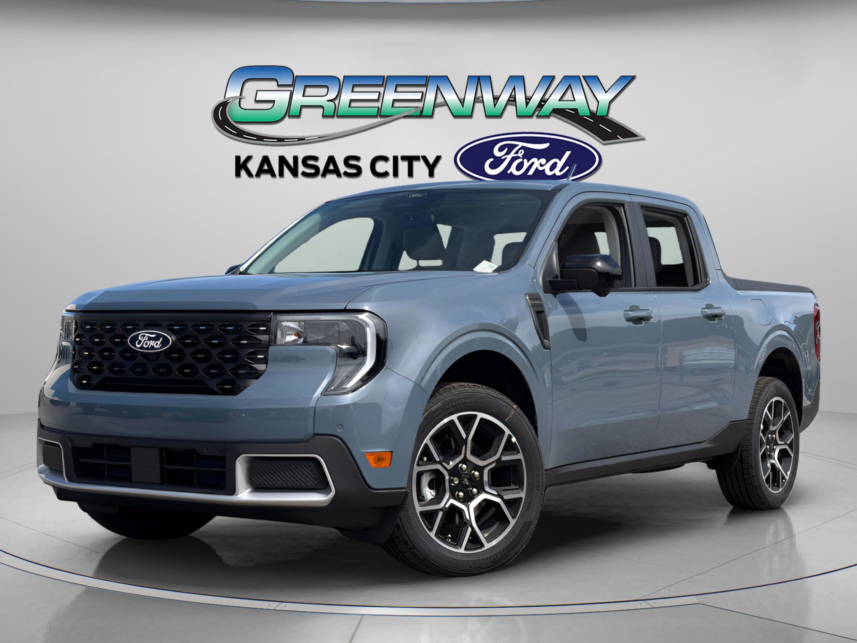 New 2026 Azure Gray Metallic Tri-Coat Ford Lariat® image 3