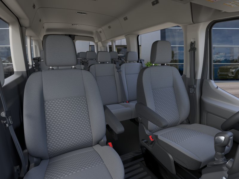 New 2025 Agate Black Metallic Ford Passenger Van XL image 35