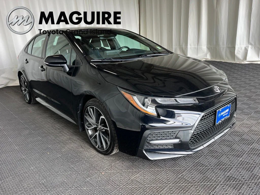 Used 2020 Black Sand Pearl Toyota SE image 32