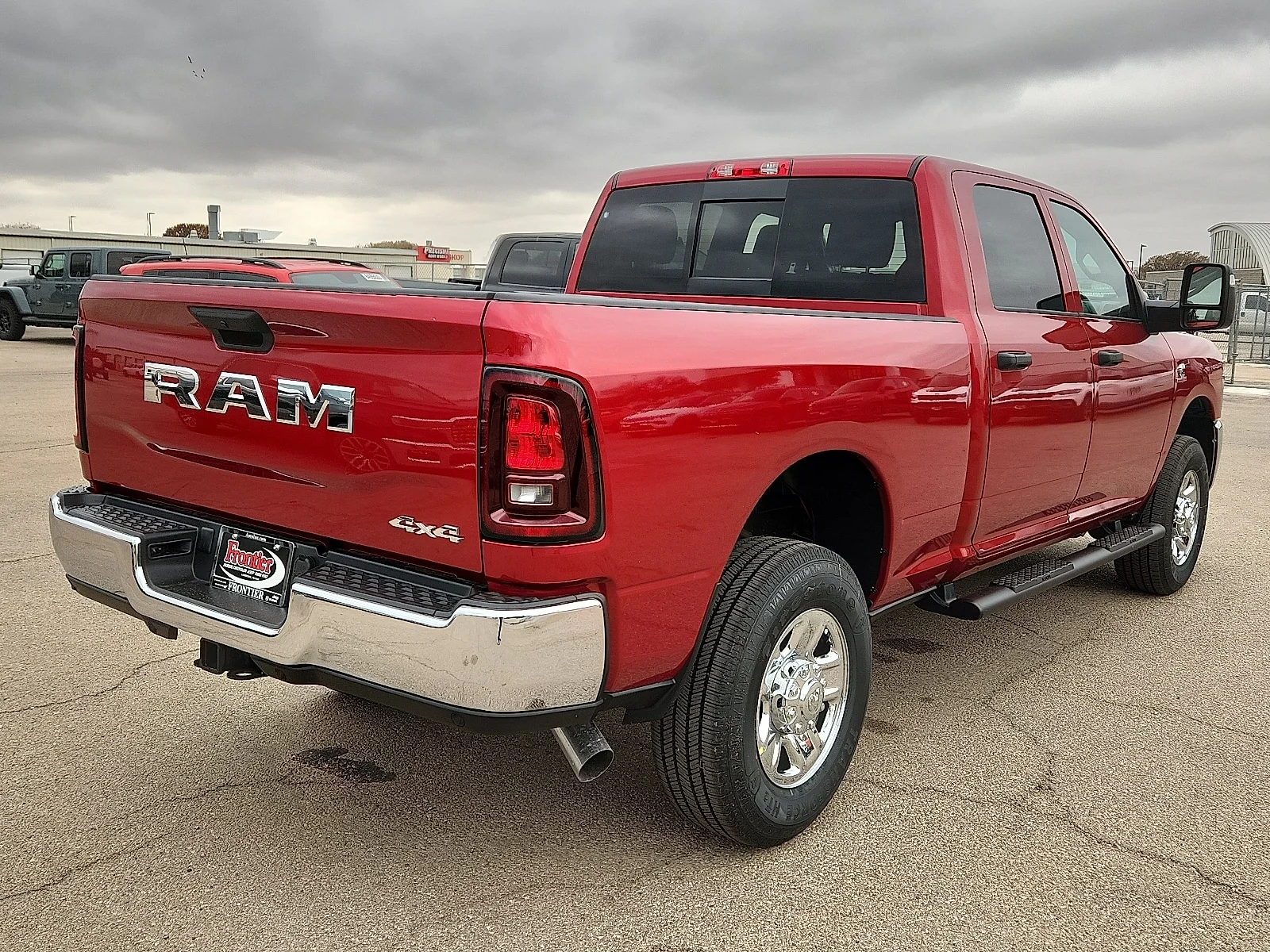 New 2026 Molten Red Pearl-Coat  Paint Ram TRADESMAN CREW CAB 4X4 6