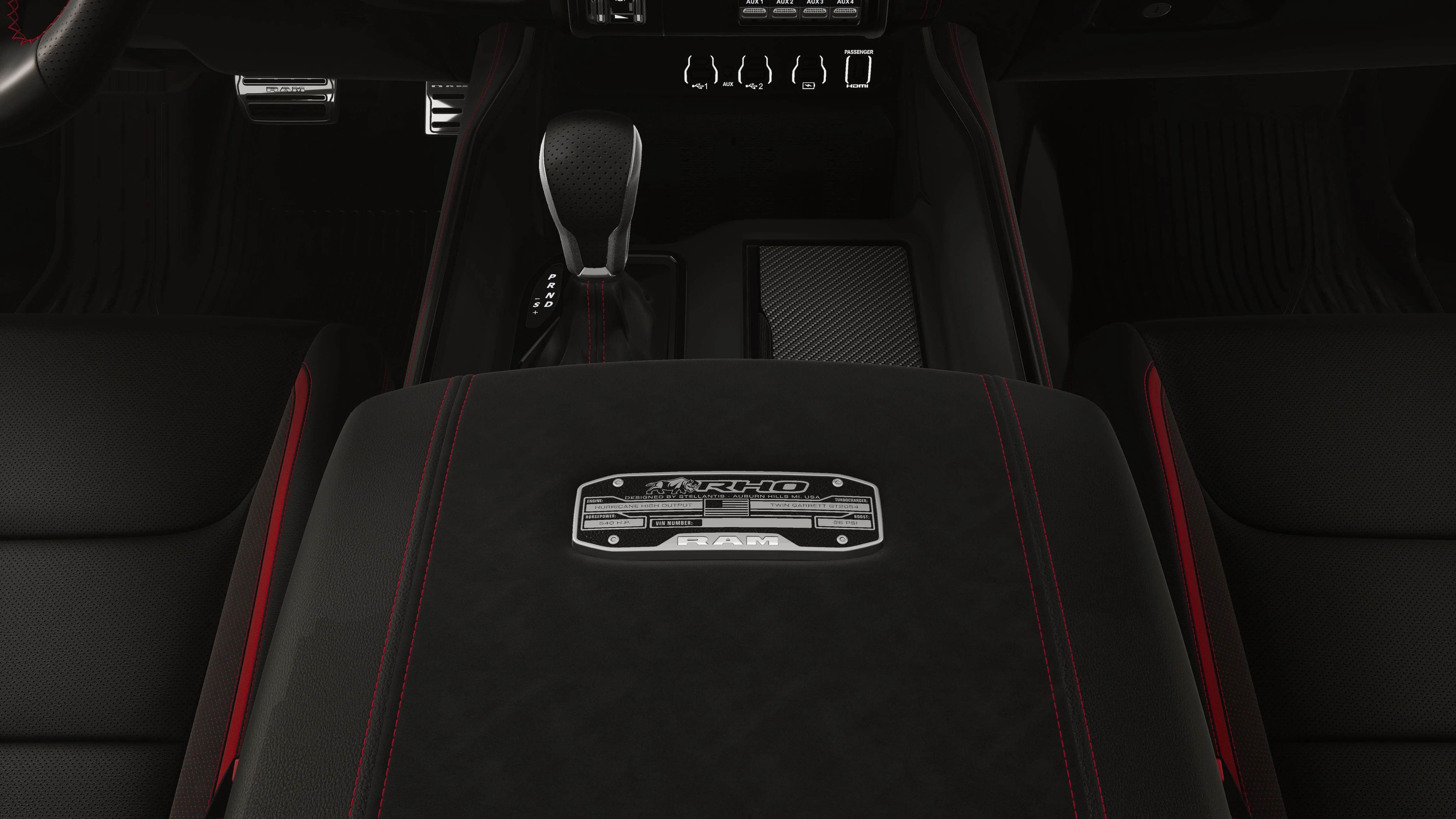 New 2026 Diamond Black Crystal Pearl-Coat Exterior Paint RAM RHO image 16