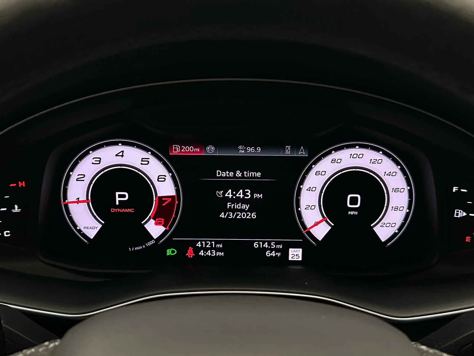 Used 2025 Mythos Black Metallic Audi performance image 27