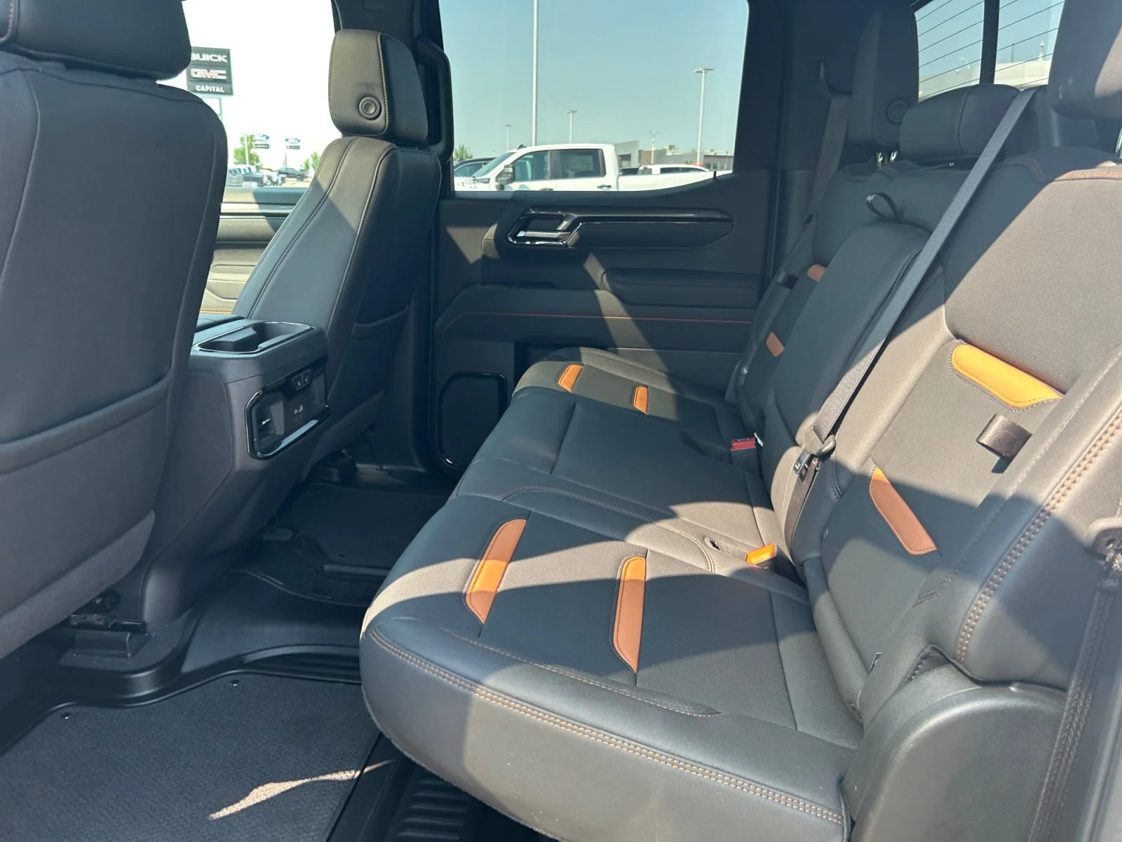 Used 2025 White GMC AT4 Crew Cab 3.0L Leather Sunroof Navigation 4x4 image 19