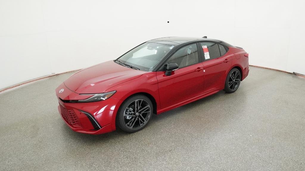New 2026 Supersonic Red with Midnight Black Metallic roof Toyota XSE image 9