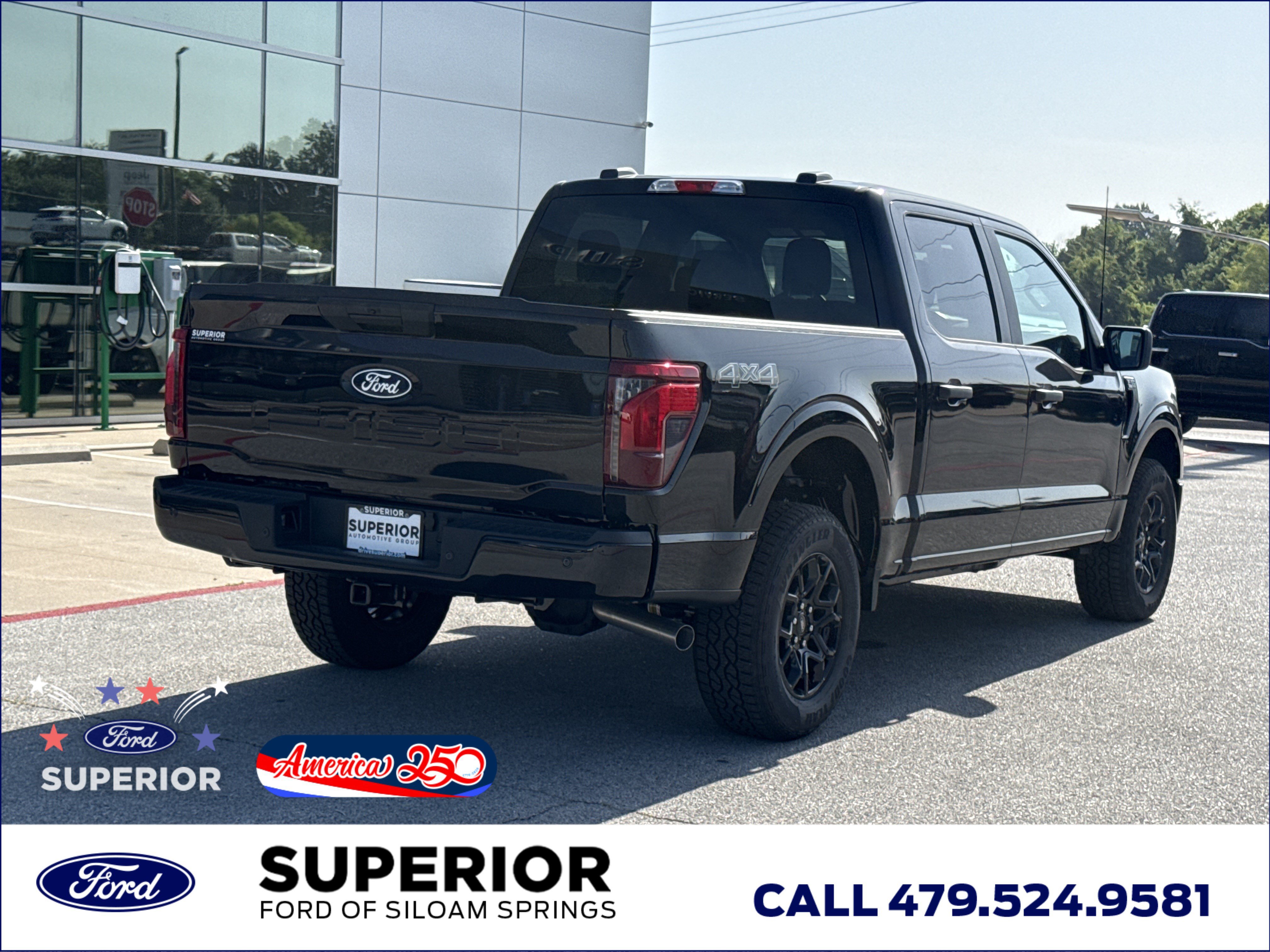 New 2026 Agate Black Metallic Ford STX 4WD image 3