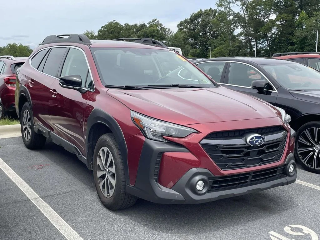 Used 2025 Crimson Red Pearl Subaru Premium image 1