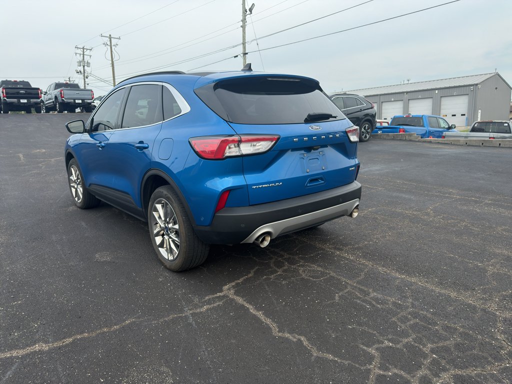 Used 2021 Velocity Blue Metallic Ford Titanium image 3
