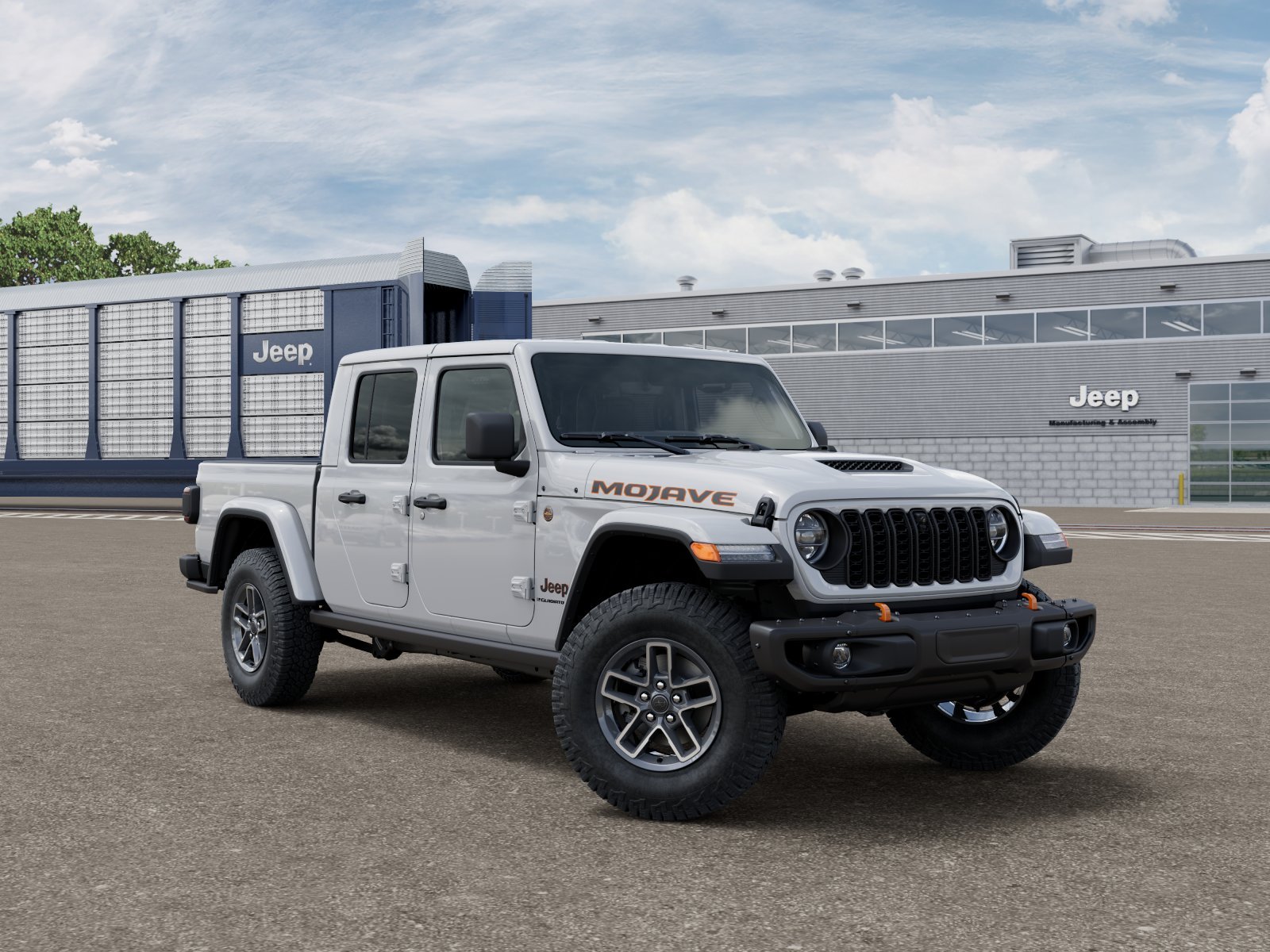 New 2026 Bright White Clear-Coat Exterior Paint Jeep Mojave image 33