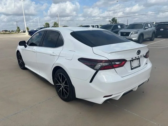 Used 2021 White Toyota SE image 4