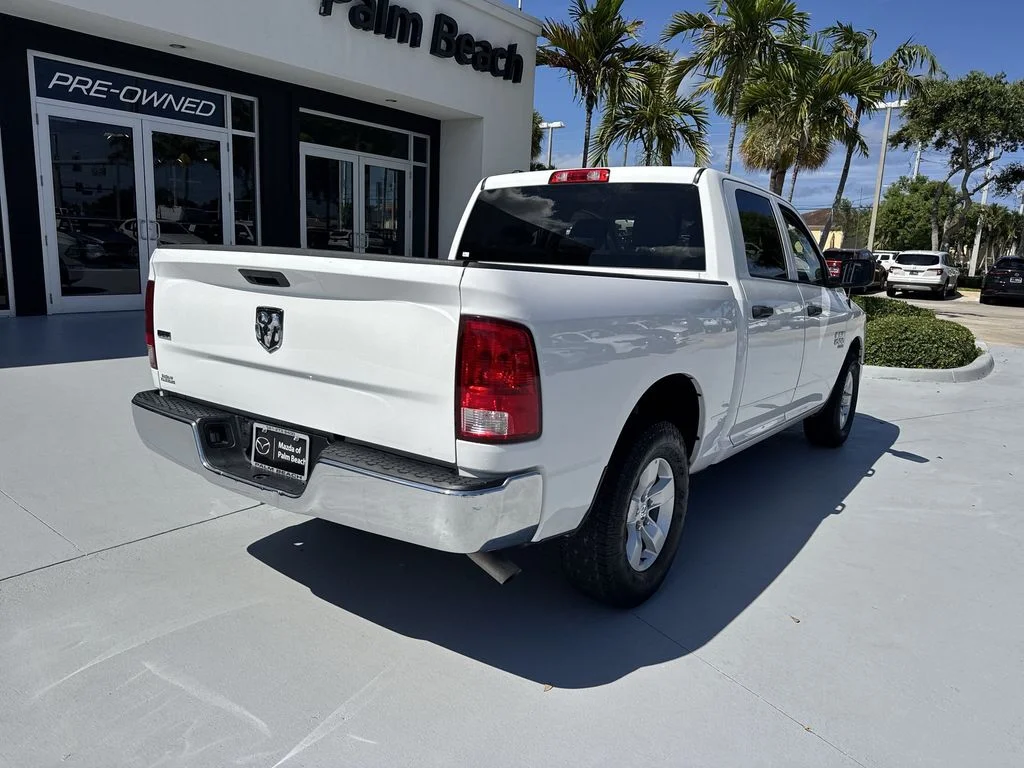 Used 2022 Bright White Clearcoat Ram SLT image 3