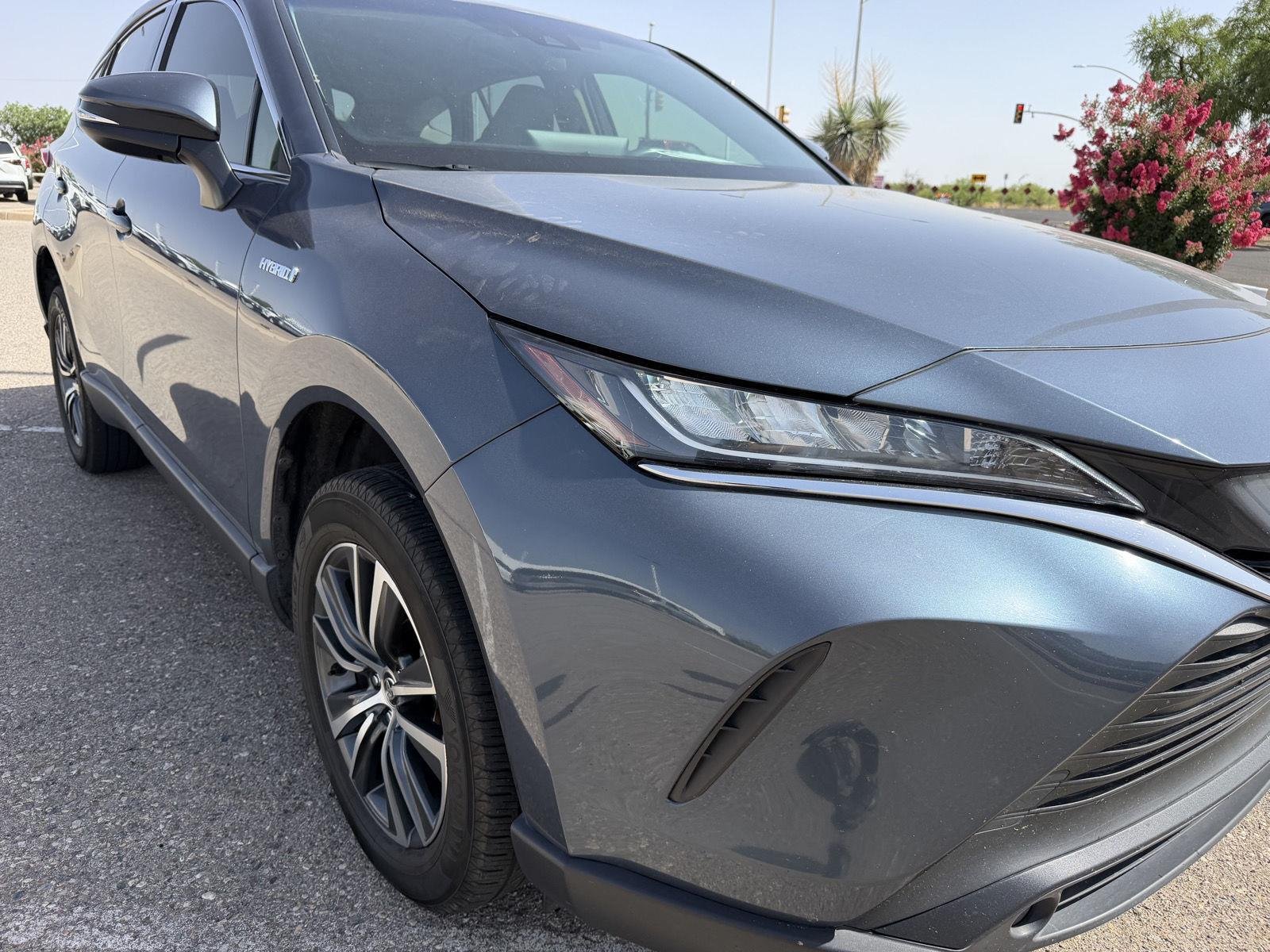 Used 2021 Coastal Gray Metallic Toyota LE image 13