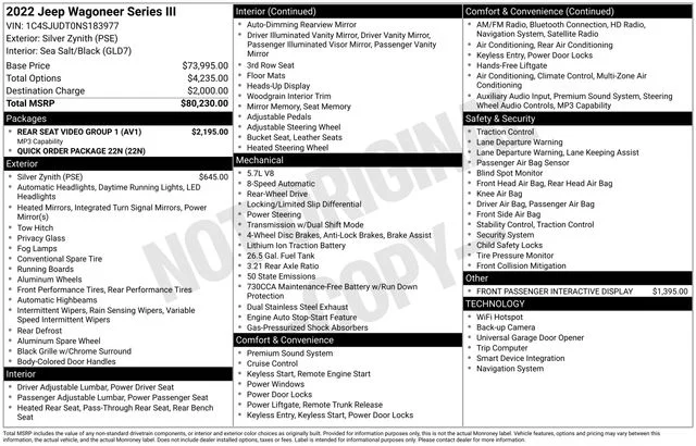 Used 2022 Silver Jeep Series III image 32