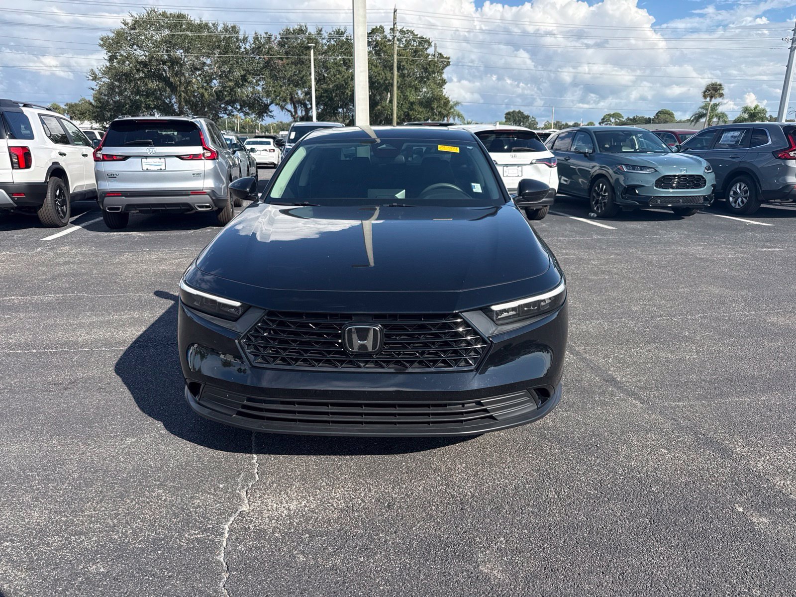 Certified Used 2024 Black Honda EX image 2