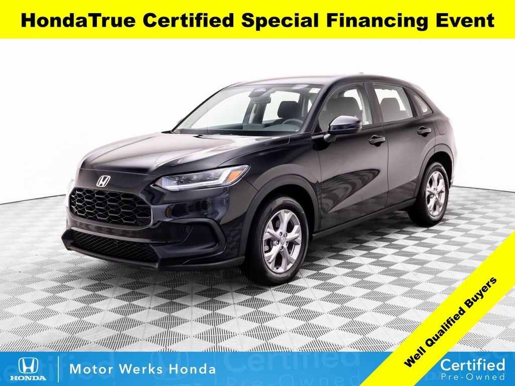 Certified Used 2024 Crystal Black Pearl Honda LX image 1