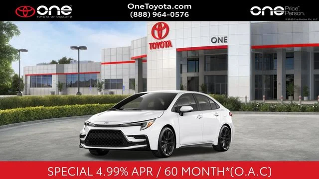 New 2026 White Toyota SE image 1