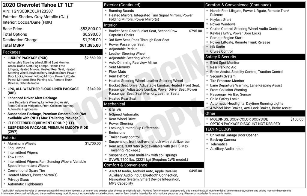 Used 2020 Gray Chevrolet LT image 6
