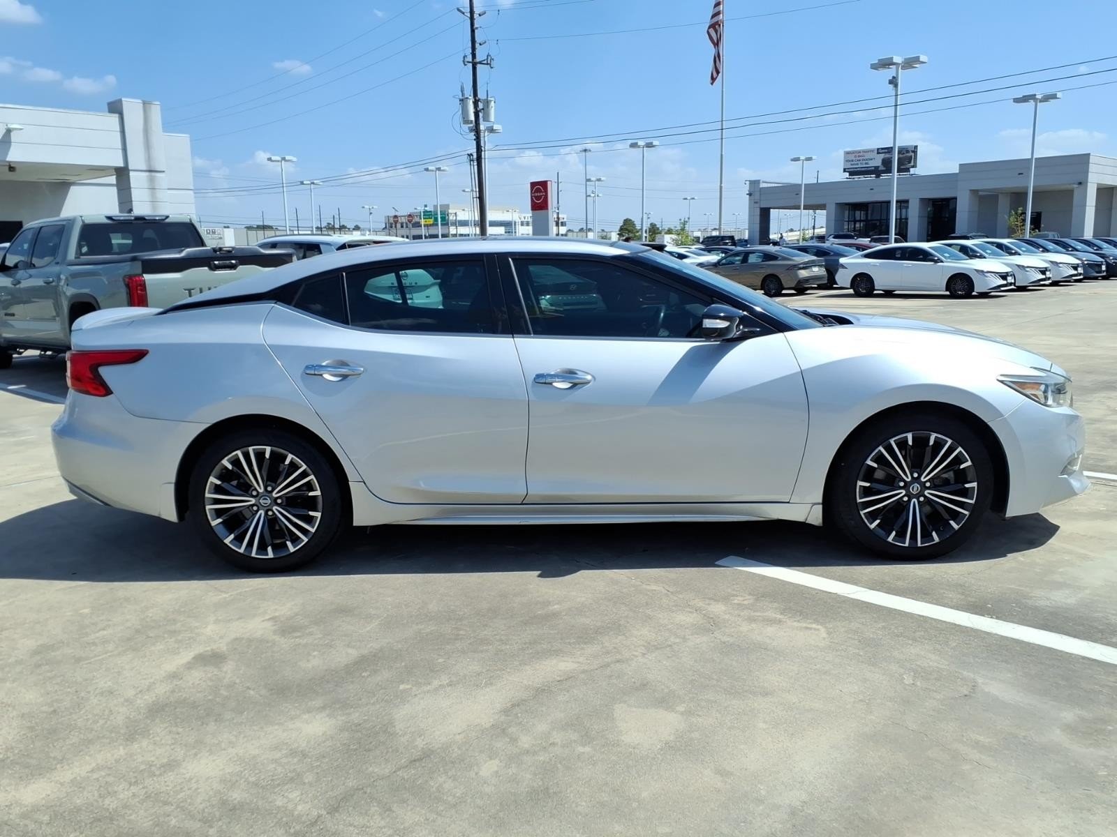 2017 Nissan Maxima SL White at Delta Auto Alliance