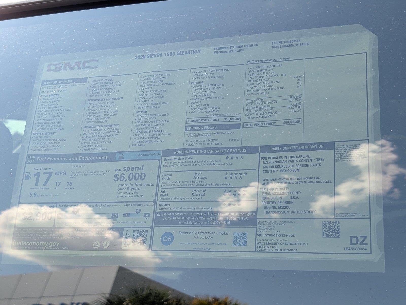 New 2026 Sterling Metallic GMC Elevation image 39